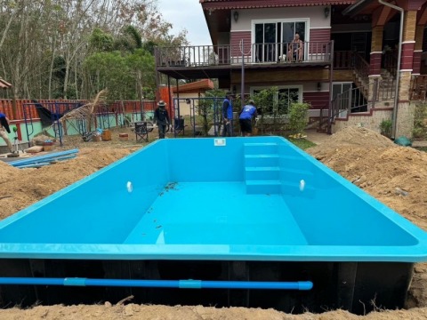 บริษัทรับติดตั้งสระสำเร็จรูปไฟเบอร์กลาส